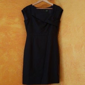 JCrew Navy Blue Suiting Dress